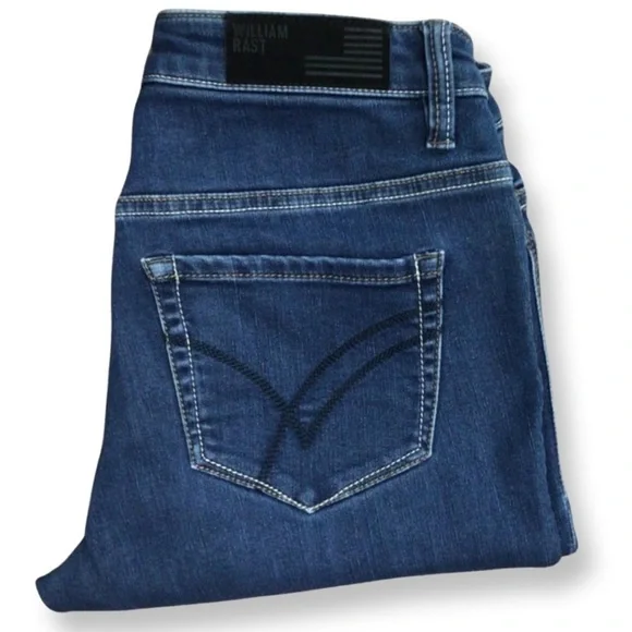 WILLIAM and Rast Mid Rise Slim Fit Jean Pants - Picture 1 of 12